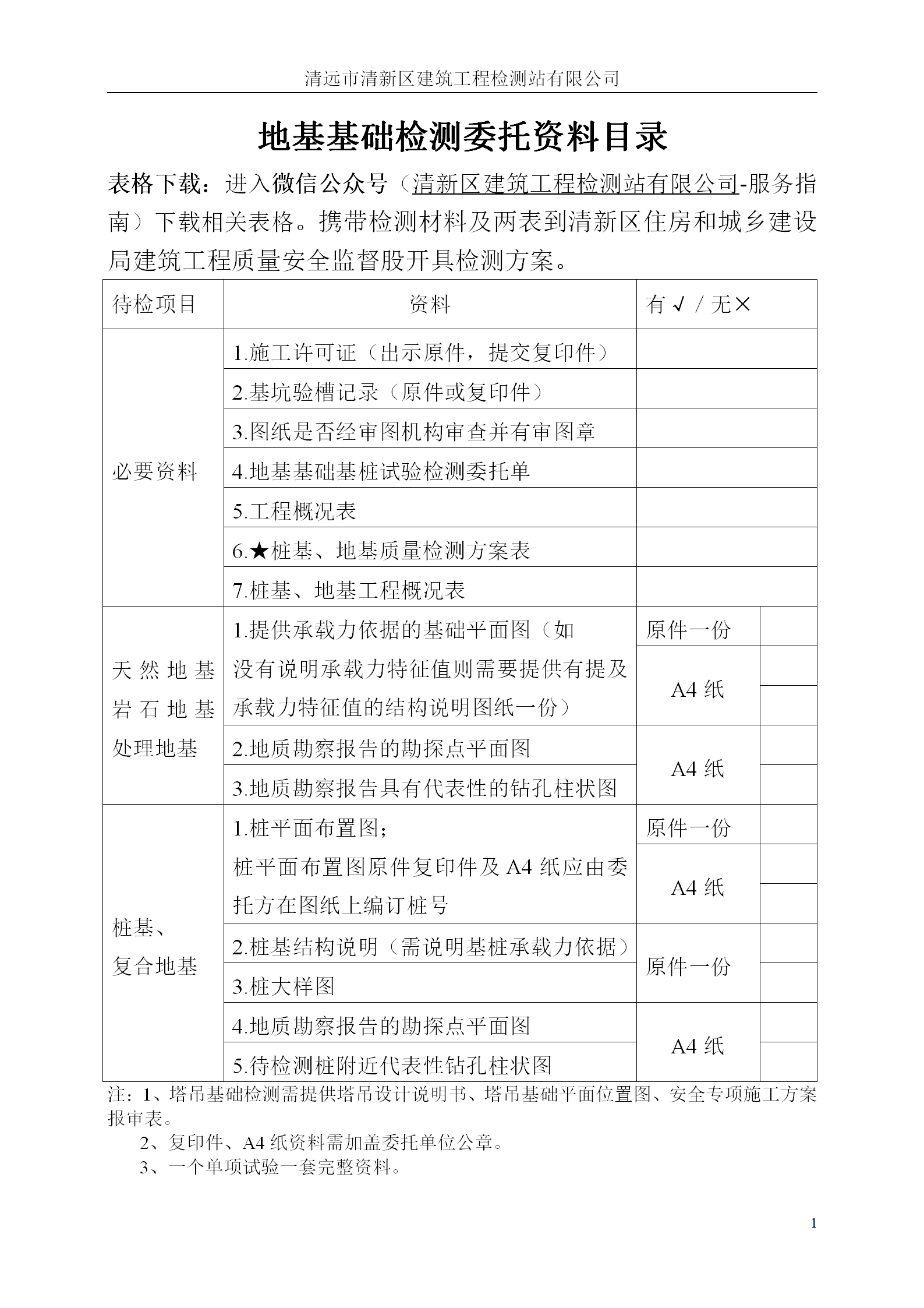 地基基礎檢測委托資料目錄2024版_01